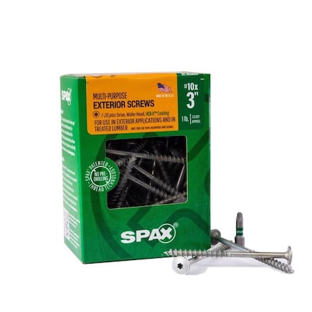 Spax SPAX Multi-Material No. 10 in. X 3 in. L T-20+ Wafer Head Serrated Construction Screws 4281670500754
